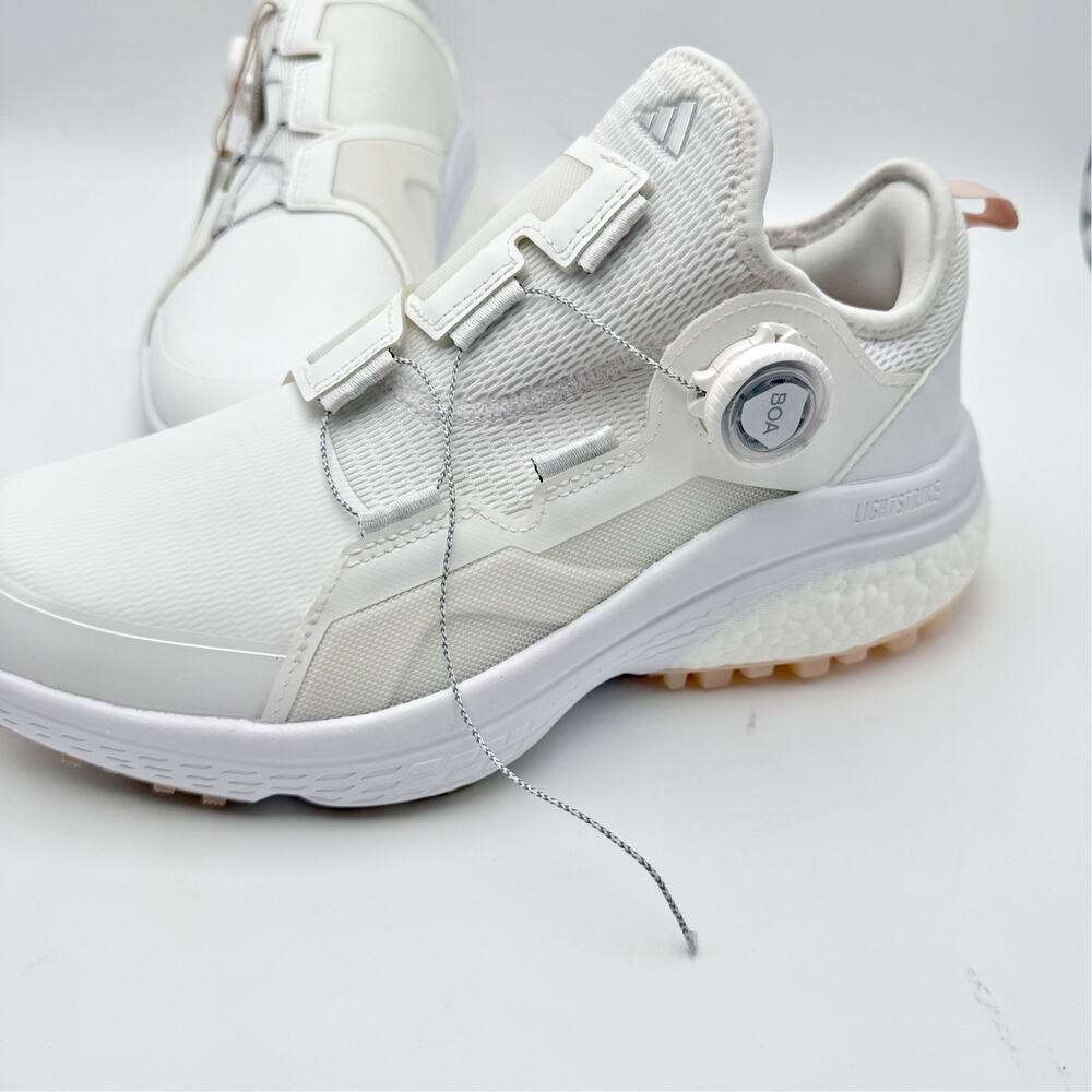 Adidas Womens Solarmotion Boa Golf Sneakers US 10 White Athletic FLAW NWOB - Picture 13 of 13